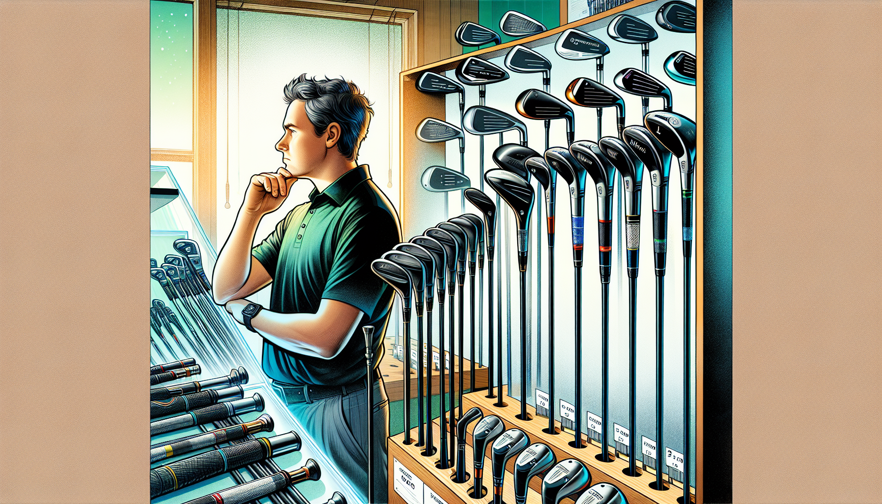 Illustration of choosing the right golf driver for your game