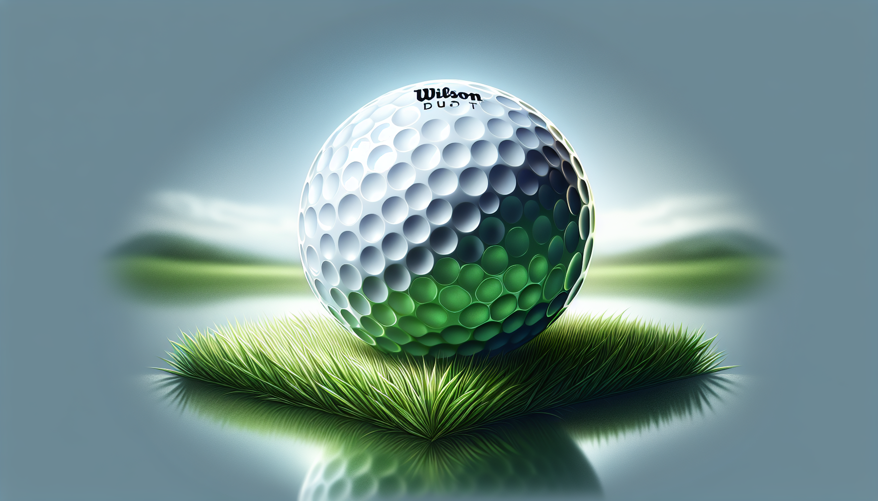 Wilson Duo Soft golf ball with hexagon dimple design