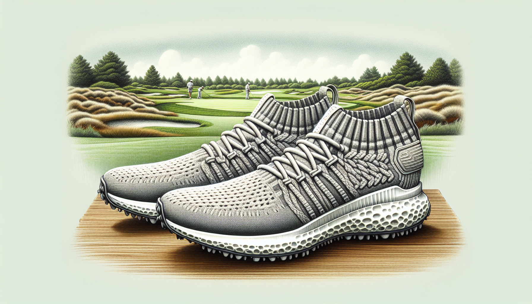 Durable and lightweight golf shoes